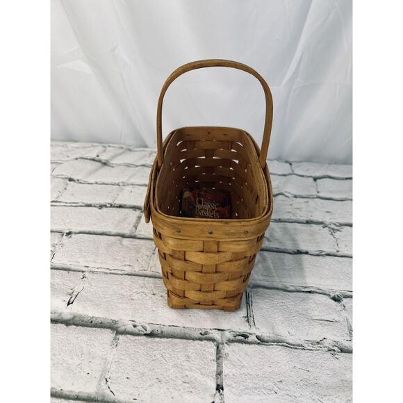 1999 Longaberger Candle Basket w/Stationary Handle - Picture 2 of 5
